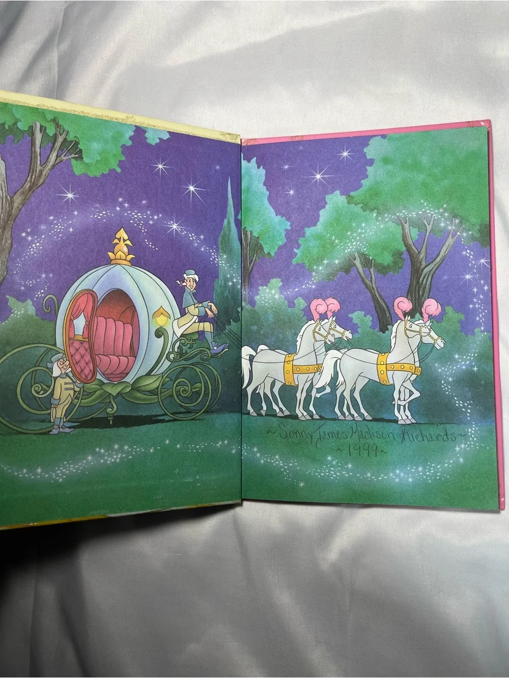 Disney’s Wonderful World Of Reading Cinderella 1995 Grolier‎ HC Book Club Rare